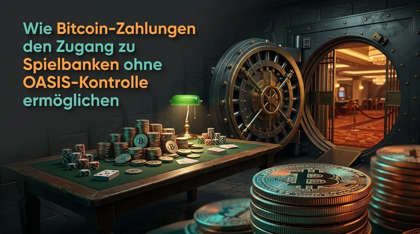 Bitcoin-Symbol im Casino erklärt OASIS-freie Zahlungen